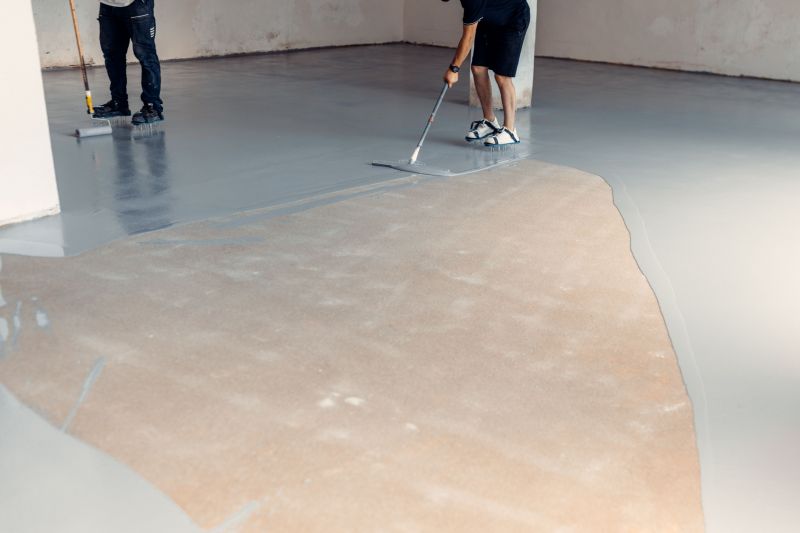 Epoxy Coating in a Warehouse Setting