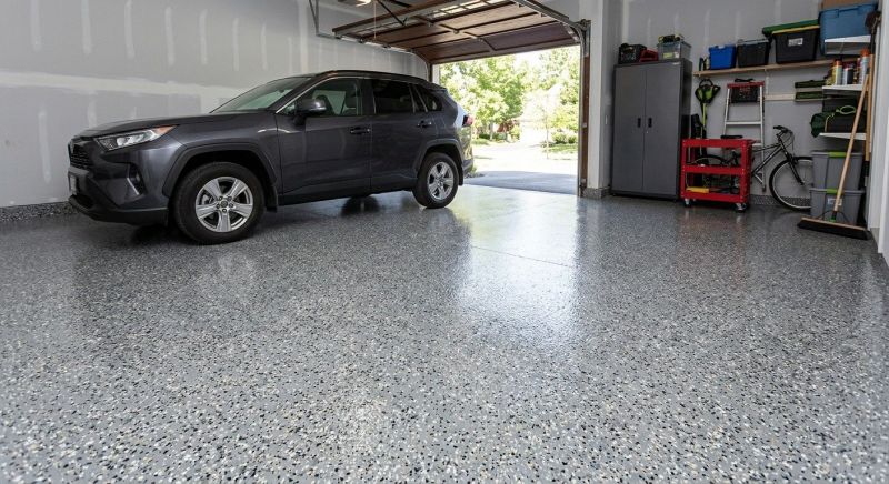 Garage Floor Epoxy Installation in Greensboro, NC