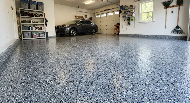 Garage Floor Epoxy Installation in Greensboro, NC