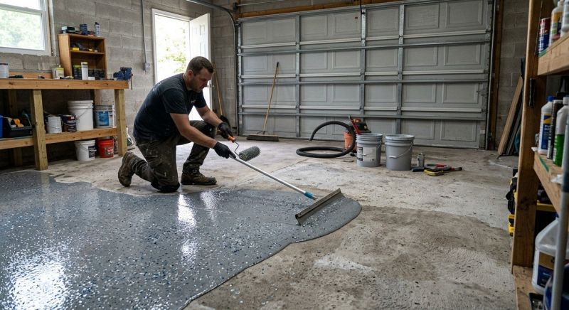 Garage Floor Renovation in Raleigh, NC