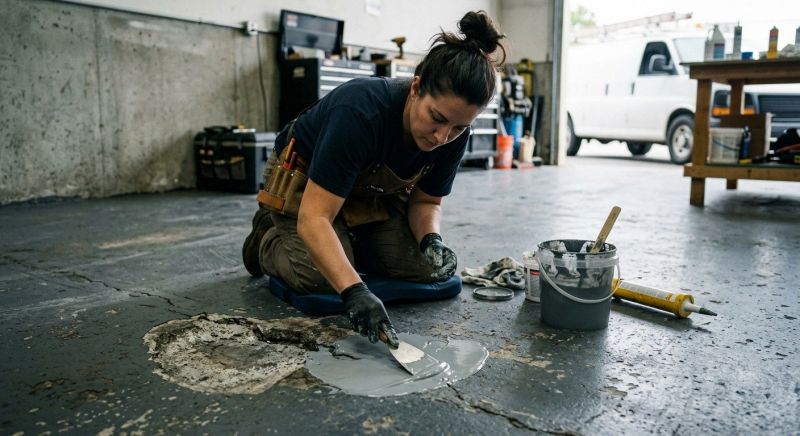 Residential Floor Coating in Winston Salem, NC