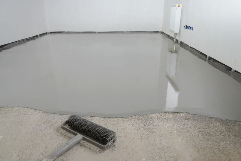 Speckled Garage Floor Painting in Annapolis, MD